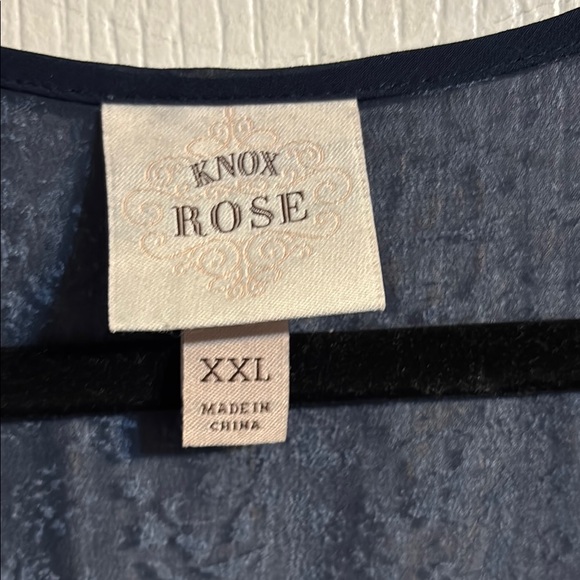 Knox Rose Women's Navy Blue Top - Picture 3 of 3